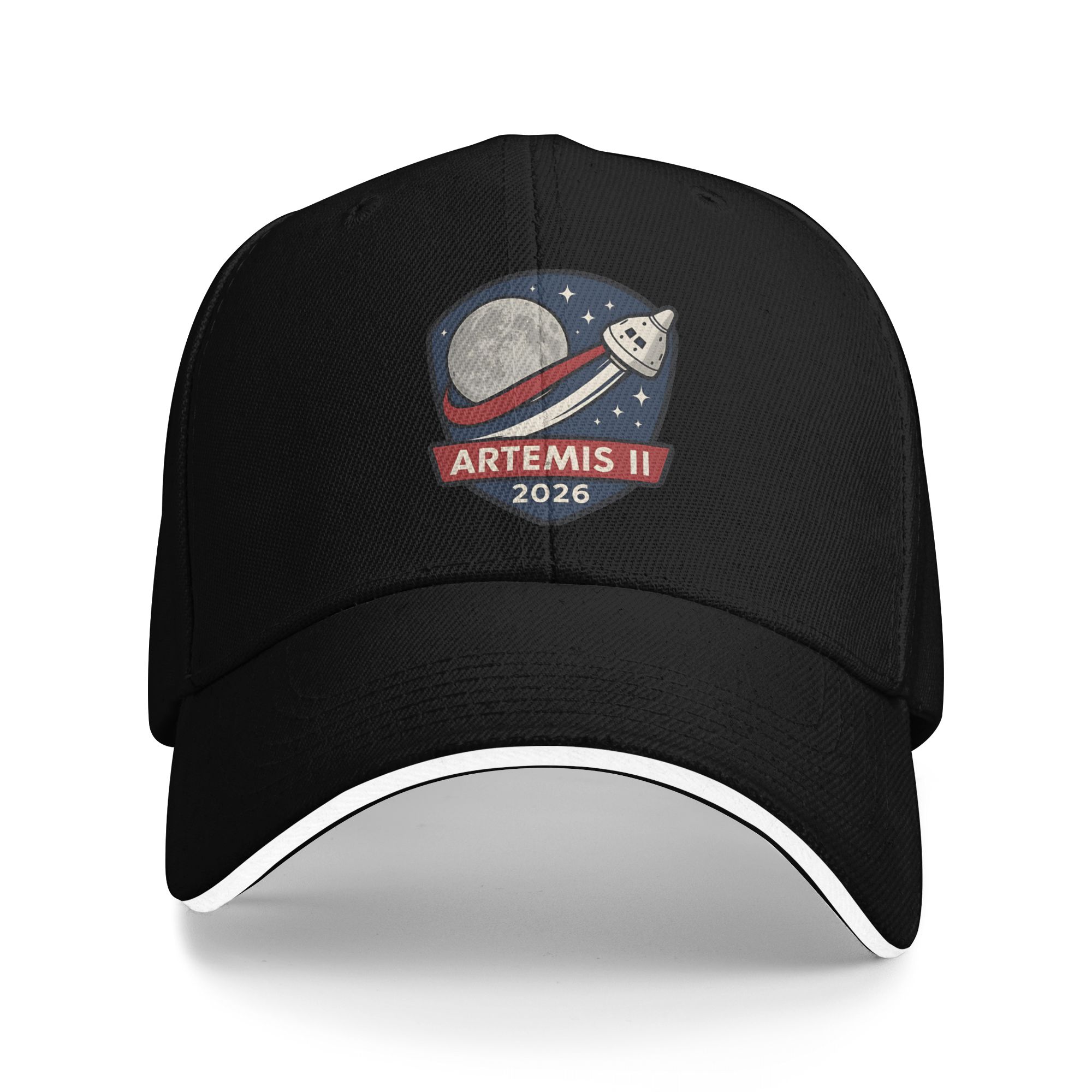 Golf Cap Dad - Unisex Artemis II Mission To The