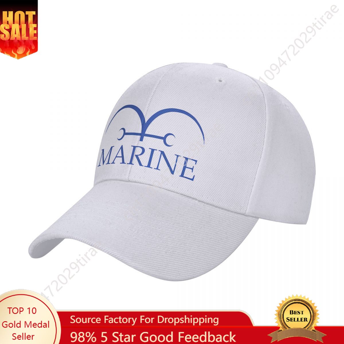 Dad Hat Cotton - Marines Flag Navy Anime Japan Baseball