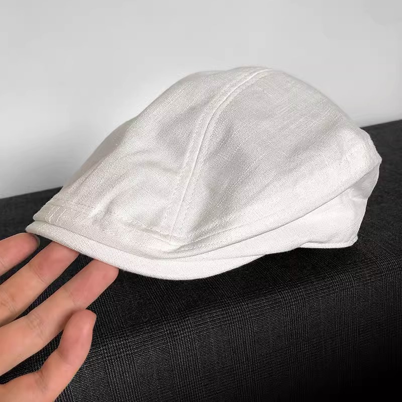 Vintage Linen Newsboy Cap Brea - Newsboy Cap Ivy ulasan dan harga