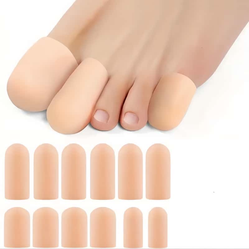 2 Breathable Silicone Toe Caps - Running Cap Lightweight ulasan dan harga