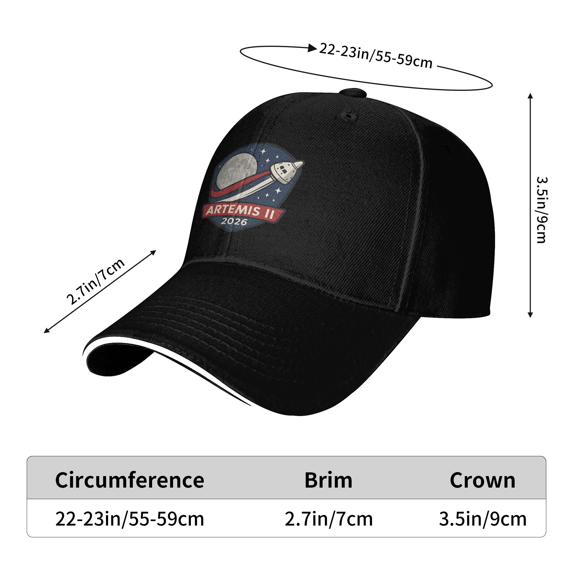 Unisex Artemis II Mission To T - Golf Cap Dad ulasan dan harga