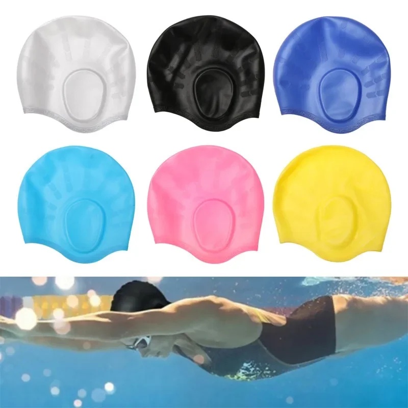 Silicone Swimming Cap for Men  - Swim Hat Silicone ulasan dan harga