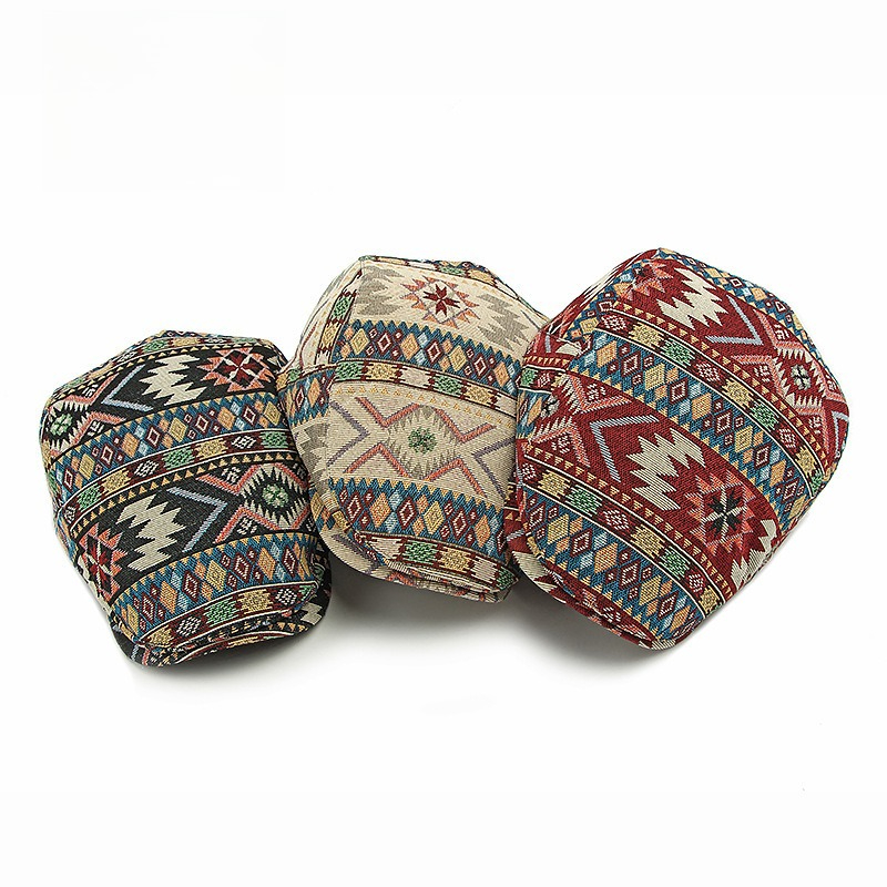 Ethnic Geometric Pattern Ivy F - Newsboy Cap Ivy ulasan dan harga